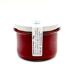 Pot de tartinades: Azukis, betterave, gingembre et ail noir bio