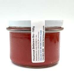 Pot de tartinade: Houmous à la Betterave de 160g
