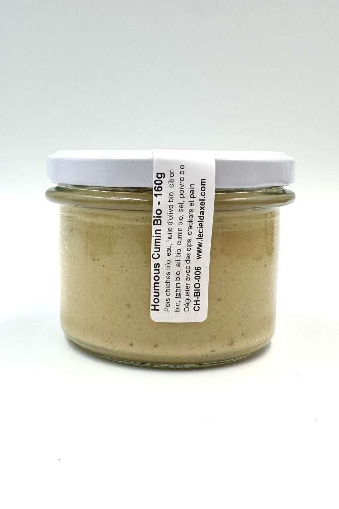 Pot de tartinade houmous au cumin de 160g