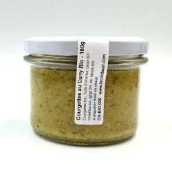 Pot de tartinade de courgettes au curry de 160g