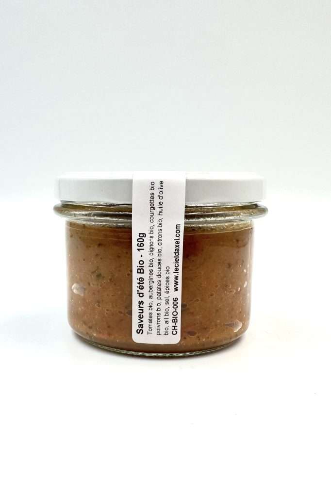 Pot de tartinade Saveurs d'été à l'orientale de 160gr