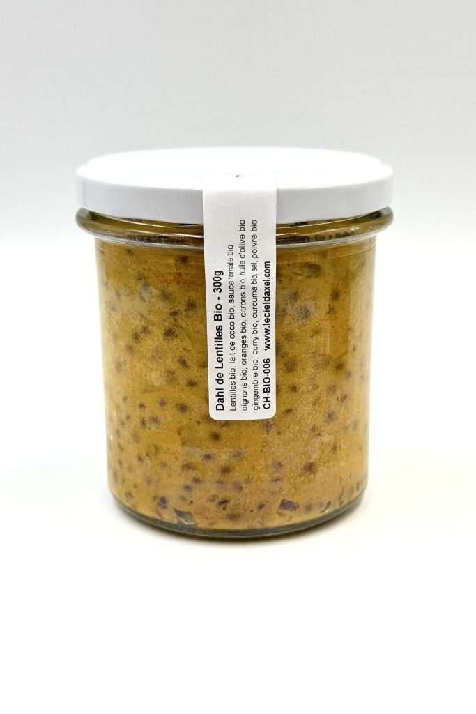 Pot de dahl de lentilles de 300gr