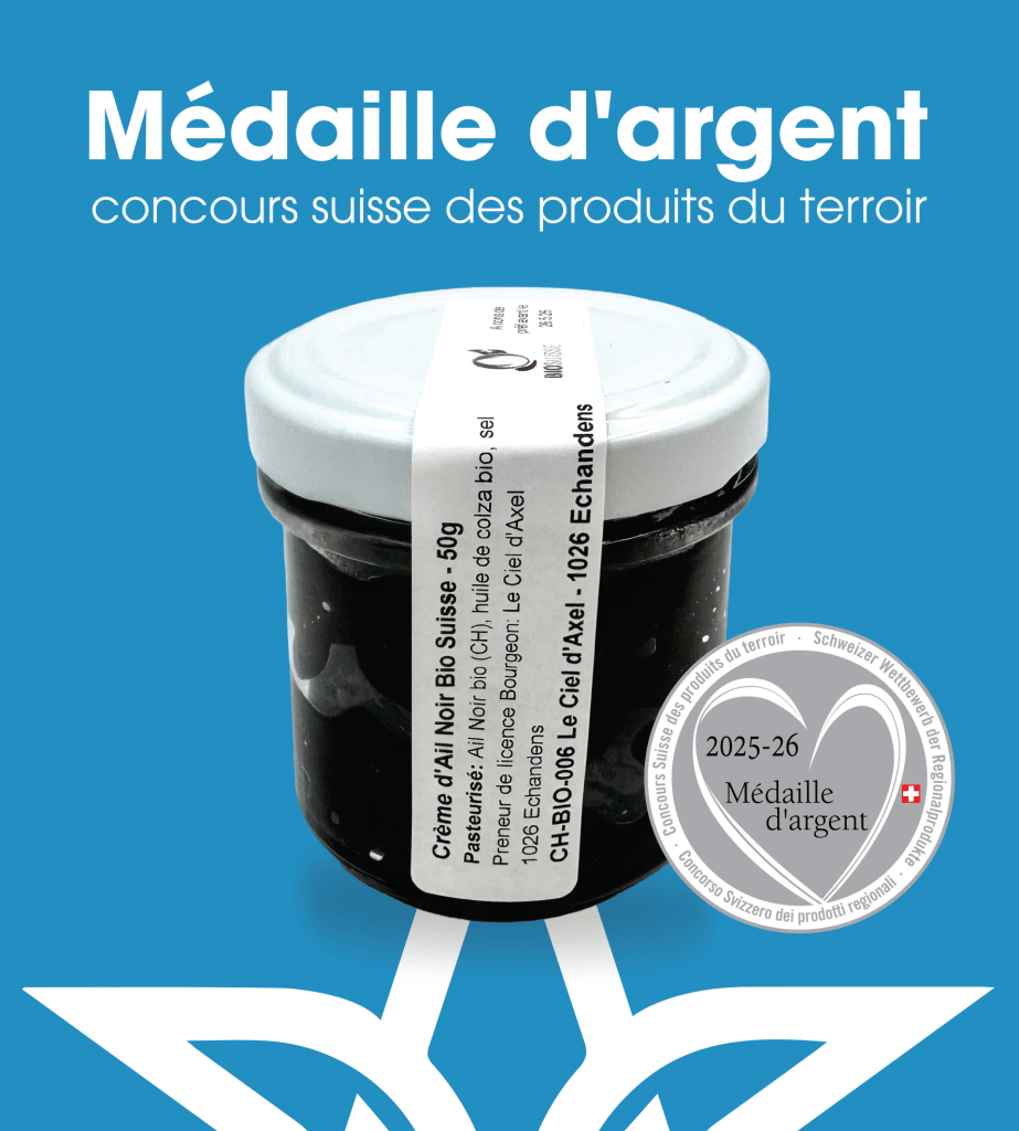 visuel présentant le produit médaille d'argent : Crème d'Ail Noir