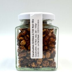 Cacahuètes grillées à l'ail noir bio